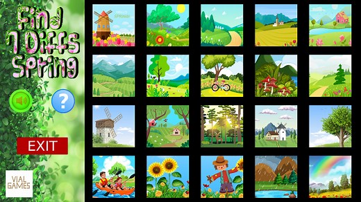 Find 7 Differences Spring by vialgames