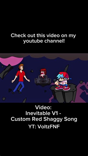Video: Inevitable V1 - Custom Red Shaggy Song #shorts #shortsfeed #shortvideo #fnf #fnfmod