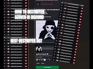 How to nuke a discord server with admin + Tutorial 2025 #PH