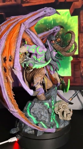 Illidan Stormrage 3d printed statue