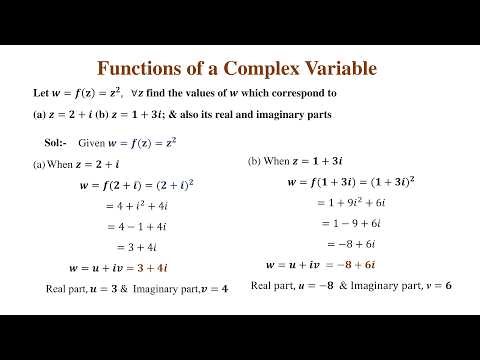 Functions of a Complex Variable
