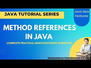 Method References in Java | Java 8 New Features | Java Tutorial in Hindi