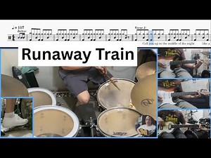Runaway Train - How To Play on Drums - Soul Asylum @TeacherBob