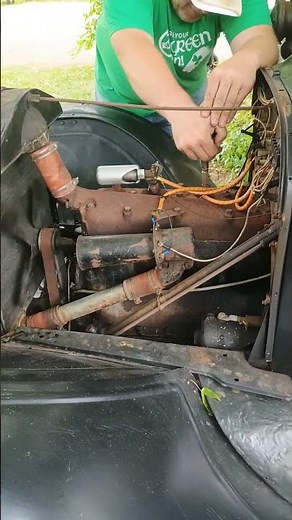 Compression test for the 1923 Ford Model T touring car