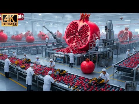 Pomegranate Juice Factory TOUR 2026 Reveals the SECRET Process