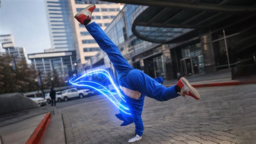 Sonic action recreated with real life parkour