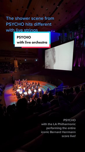 The shower scene from PSYCHO hits different with live strings 🔪