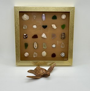 Buy Maui Sea Shell Shadow Box, Sea Glass Shadow Box, Handmade on Maui, Genuine Hawaii Sea Shells and Sea Glass, Beach House Décor, Coastal Décor Online in India - Etsy