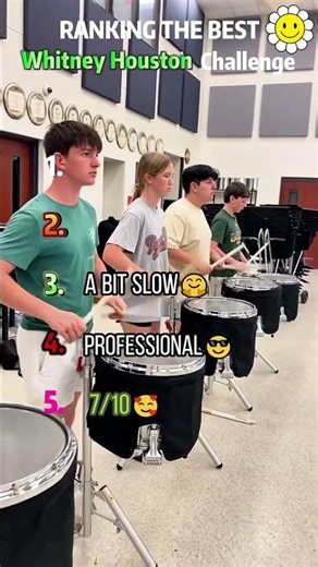 Ranking the best WHITNEY HOUSTON Drum Challenge Moments #shorts #whitneyhouston #drumchallenge