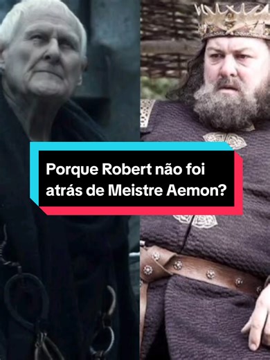 Respondendo a @kai92101 Três motivos do porque ninguém foi atrás do Mestre Aemon #asoiaf #asongoficeandfire #got #gameofthrones #robertsrebellion