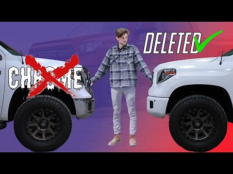 EASY Tundra Grille Surround and Hood Bulge Overlay Install!