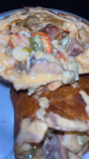 Evorie Parker | This puff so good yall, i gotta make more cuz i just know yall finna run through it 🥹🤧 puff #53 The bayou Voodoo Puff (crawfish, shrimp and... | Instagram