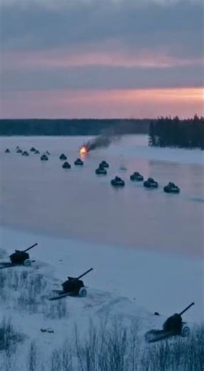 Soviet Trap on Frozen Lake German Tanks Fall Through Ice Eastern Front 1942