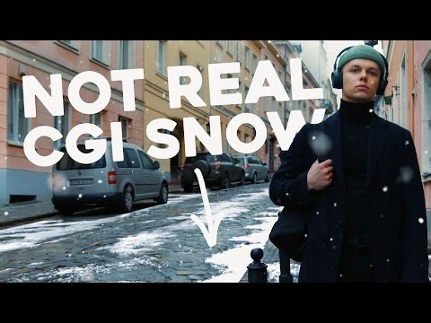 Add SNOW to footage - Snow Scene VFX - Blender & DaVinci Fusion Tutorial - 100% FREE