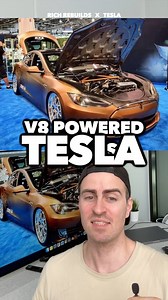 506K views · 17K reactions | V8 Powered Tesla Model S P85D | Games Tech Auto | Facebook