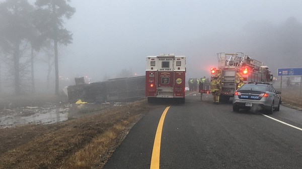 Police: 2 dead, 'dozens' injured in Virginia charter bus crash, driver charged