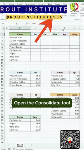 Master Excel Shortcuts: Merge Data Like a Pro#excel #education#shorts