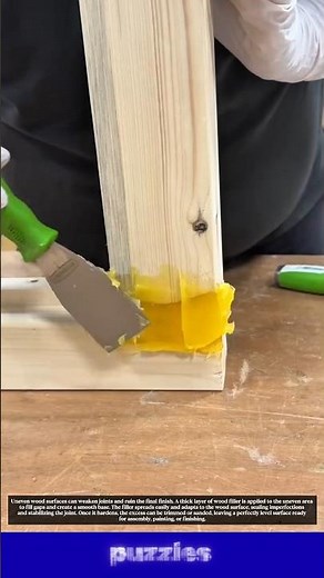 Wow, Perfect Wood Leveling Trick Using Wood Filler | Smart Carpenter Technique