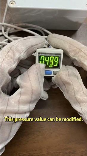 How to set pressure valve of SMC digital pressure gauge ?#smc #pressuregauges #sensor