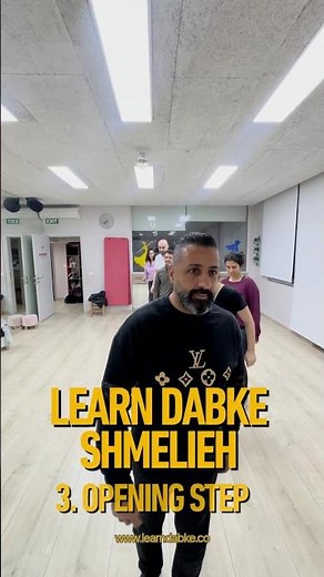 Learn Shmelieh Dabke Opening Step | Dal3ona Dabke Tutorial