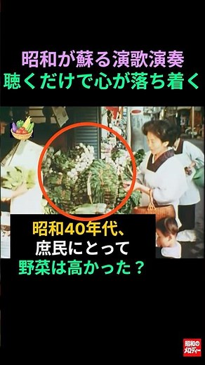 【昭和の記憶】懐かしの演歌と昭和40年代、庶民にとって野菜は高かった？#演歌 #日本演歌 #昭和歌謡 #懐メロ #昭和の風景 #昭和の日常 #演歌100首 #木村好夫 #懐メロ #昭和時代