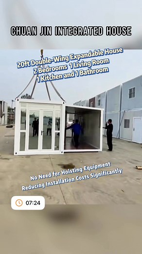 17 reactions | 勞 20ft standard container for easy shipping—unfold double wings to 32+㎡ bright living space! 2 people assemble in 2 hours, no foundation needed. Galvanized steel resists wind/quakes, 50mm insulation keeps cozy year-round. With bedroom, kitchenette & lounge, it fits worker dorms, glamping or temp offices—portable, durable, space-saving!  #ExpandableContainerHouse #PrefabHousing #ModularConstruction #ContainerHomes #ConstructionSolutions | 张琛 | Facebook