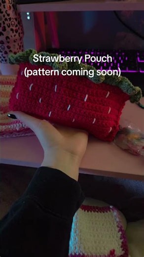 patterns will be on ravelry soon #crochet #craft #bookcovers #diyprojects #strawberry #springcrafts
