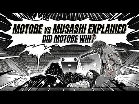 Motobe Izou VS Musashi Miyamoto🔥 | Did Motobe Win⁉️ #baki