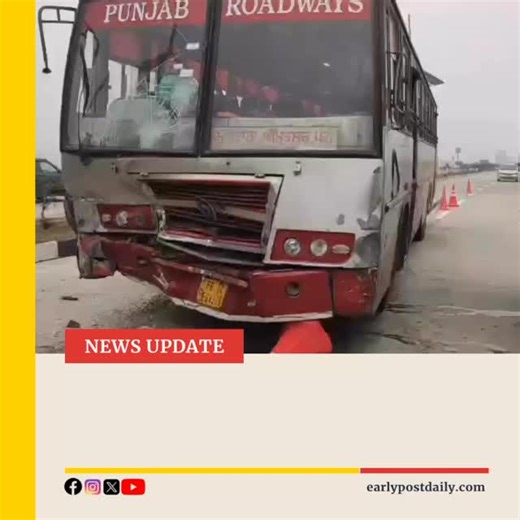 Bus-crane collision on Ring Road; worker installing camera dies, over 20 passengers injured, several reported in critical condition. #earlypost #jammu #police #trafficpolice #accident | EARLY POST Daily Newspaper | Facebook