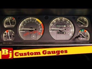 In this video I'll show you how to install custom gauges into the Hope Floats Jeep Cherokee XJ project. These gauges are from Azzy design works and were custom made for the Hope Floats build which when finished will be themed around a WWII navy bomber. Team Azzy is also making these gauges available for you to purchase with customizable text or no text. They also have many other designs. Check them out at http://www.azzysdesignworks.com/ And get 10% off by using this coupon code: http://bleepinj