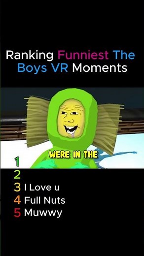 Ranking Funniest The Boys VR Moments 😂