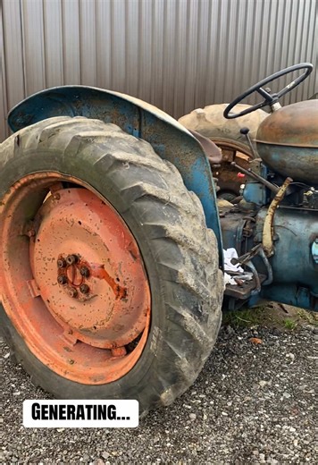 No power in the new barn yet - got to make do with what we have! #farm #farmlife #farmbuilding #farmrestoration #tractor