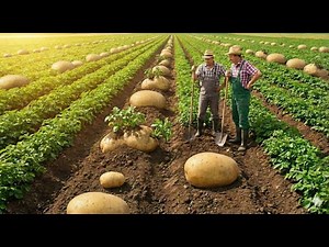 Inside the Potato Fields - How Fresh Potatoes Go from Soil to Store (Full Process)