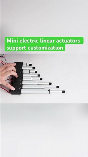 Mini electric linear actuators support customization #linearactuator #actuator #micro #mini #motor