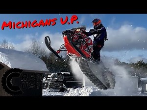 Michigan Snowmobiling - Michigan Upper Peninsula Off trail