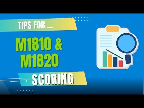 Quick Tip for Scoring M1810 & M1820 ⚡️