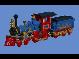 How To Build A Lego 2019 Casey Jr. The Circus Locomotive (4-4-0) (Dumbo)(2019) 1/2🇺🇸