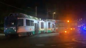 Green Line Train Derails After Hitting Skateboard, MBTA Says