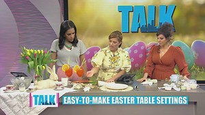 Easy-to-make Easter table settings