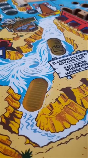 White water insert rescue #flipper #pinball #pinballmachine #pinballrestoration #playfieldrestoration | Game Restoration Co