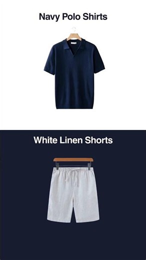 The Secret to Looking Classy in Warm Weather 🤫 #mensfashion #classystyle #shorts #colorcombination