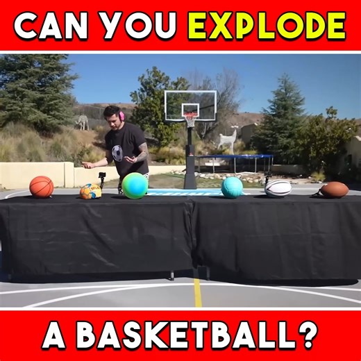 8.5K views · 105 reactions | What Happens If You EXPLODE a Basketball?  | Jesser | Facebook