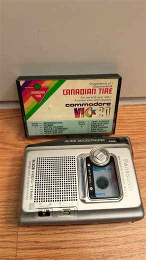 The beautiful sounds of vintage computing #retro #retrocomputer #commodore #vic20 #canadiantire