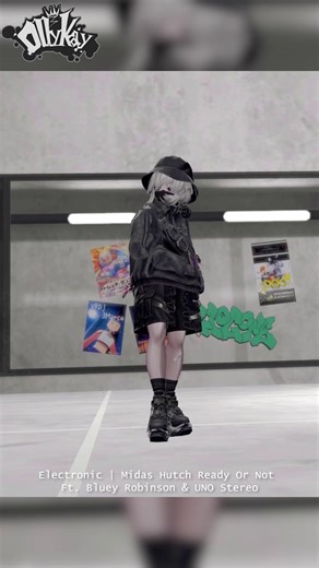 Midas Hutch Ready Or Not - Jun Choreography【VR Urban Dance】#OllyKayDance #htcvive #VRChat