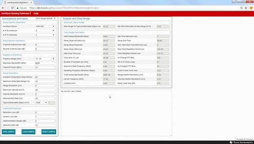 mmWave Sensing Estimator Overview | Video | TI.com
