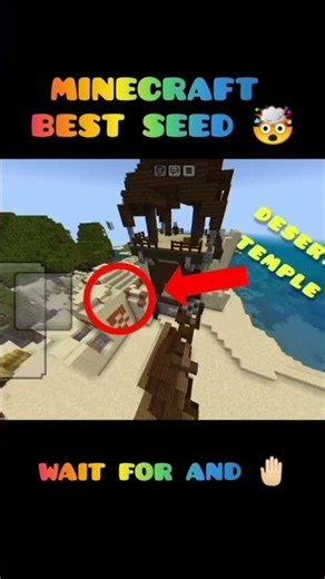 Minecraft best seed 🤯! #Minecraft #seeds #summerdragon