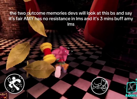 Amy lms is a easy win if ur playing anyone other than 2011x also I did die at the end #sonic #outcomememories #amy #roblox #fyp