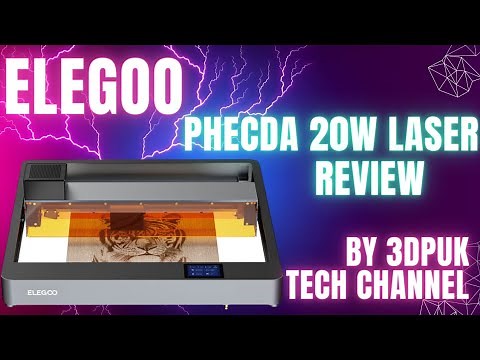 Elegoo Phecda 20w laser review #laser #elegoo