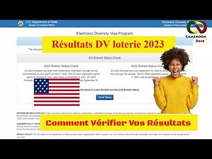 comment vérifier ses résultat dv lottery 2023