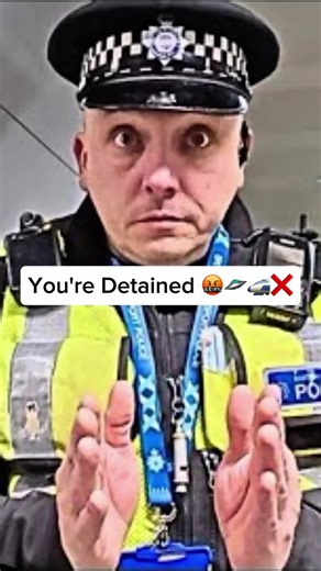 You're Detained 🤬🛸🚅❌#audit #pinac #police #detained #ukauditnetwork